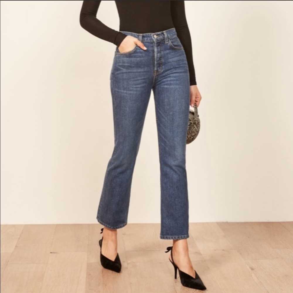 Reformation Jordi kick flare denim